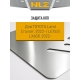 Защита коробки передач (с креп.) для TOYOTA LC300 (2022-н.в.) 3.3 диз., LEXUS LX600 (2022-н.в.) 3.5 бен. AT (алюминий, 3 мм) / Тойота Ленд крузер
